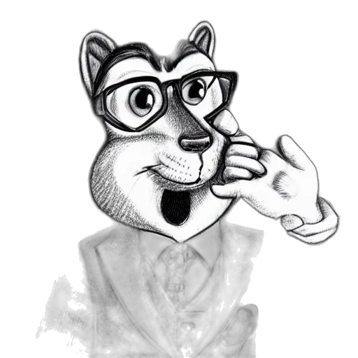 staff, animal, jacket, face transparent PNG cut-out