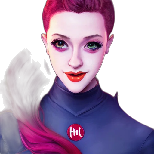 face, fantasy art, concept art, photorealistic transparent PNG cut-out