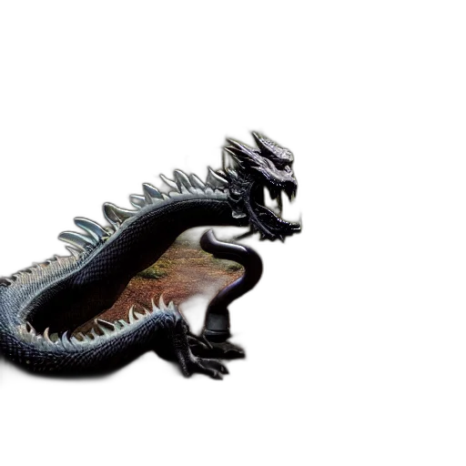 dragon, animal, creature, weapon transparent PNG cut-out