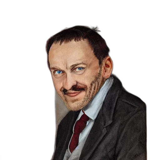 face, jacket, animal, staff transparent PNG cut-out