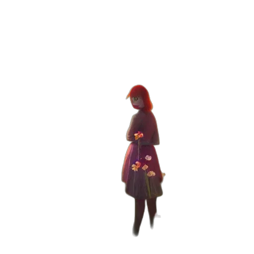 dress, jacket, staff, hat transparent PNG cut-out
