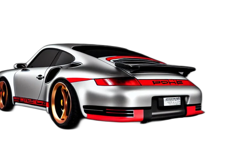car, photorealistic, concept art, 3d render transparent PNG cut-out