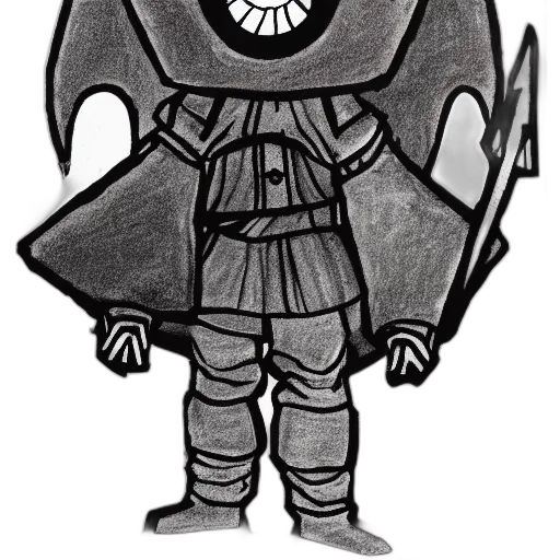 mask, staff, jacket, creature transparent PNG cut-out