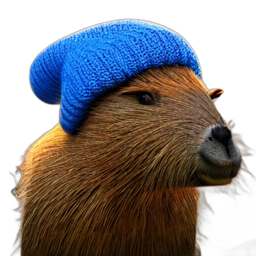 hat, animal, hair, creature transparent PNG cut-out