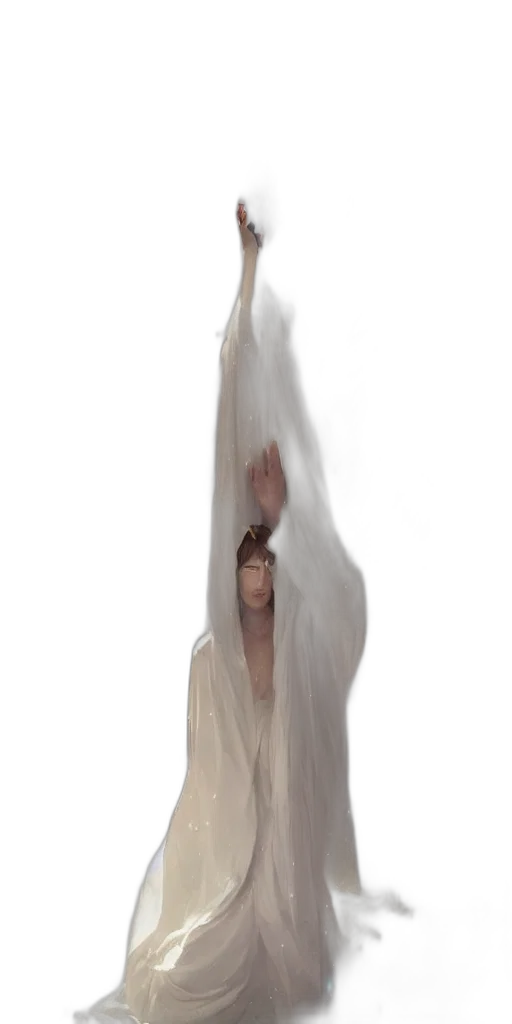 staff, hair, umbrella, creature transparent PNG cut-out