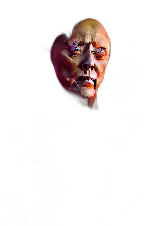 face, mask, robot, creature transparent PNG cut-out
