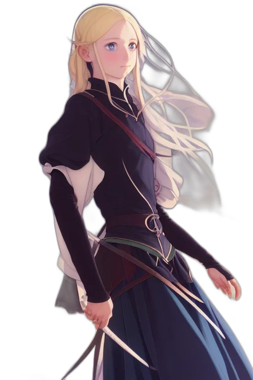 sword, staff, dragon, dress transparent PNG cut-out