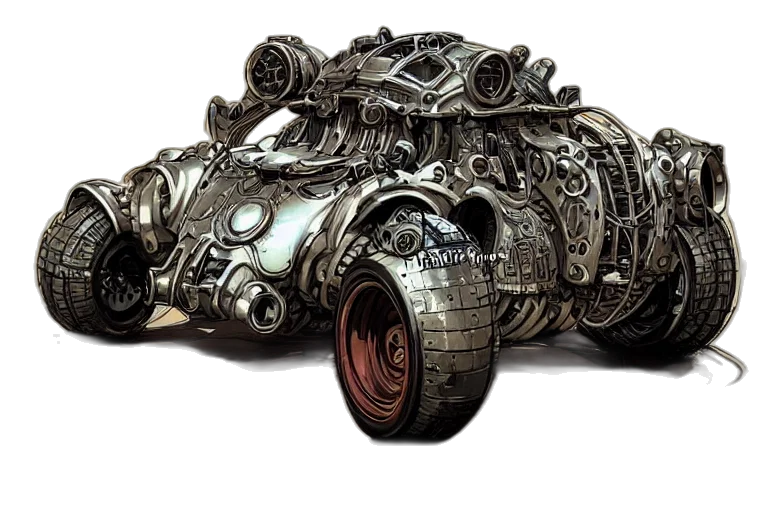 car, weapon, crown, sword transparent PNG cut-out