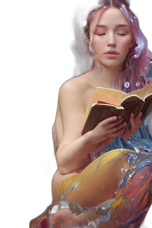 dress, fantasy art, oil painting, photorealistic transparent PNG cut-out