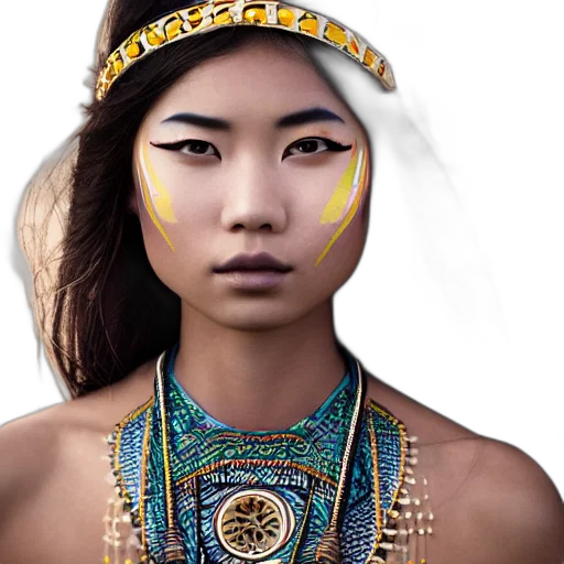 jewelry, face, crown, mask transparent PNG cut-out