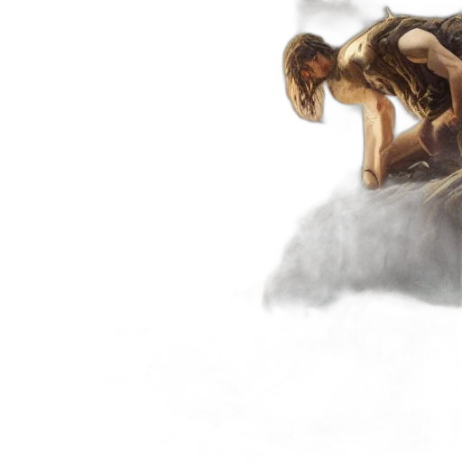 concept art, fantasy art, comic book art, photorealistic transparent PNG cut-out