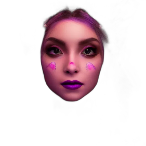 face, mask, creature, crown transparent PNG cut-out