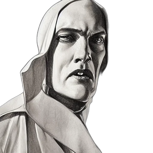 face, mask, photorealistic, comic book art transparent PNG cut-out