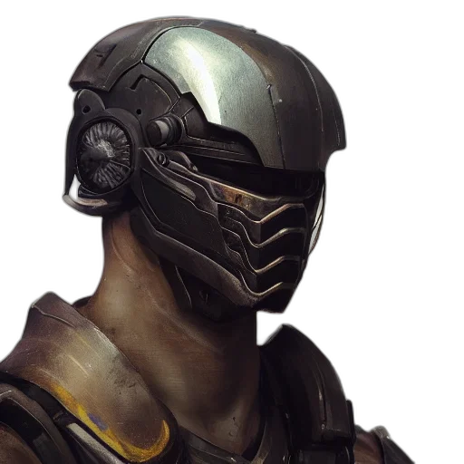 mask, face, robot, staff transparent PNG cut-out