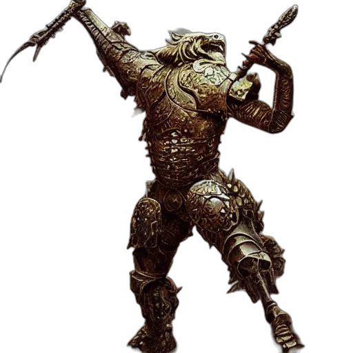creature, staff, dragon, sword transparent PNG cut-out