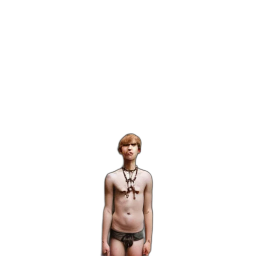 dress, jewelry, staff, robot transparent PNG cut-out