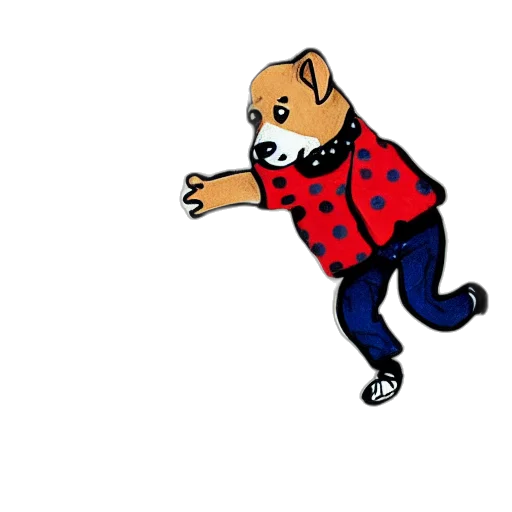 jacket, animal, creature, pixel art transparent PNG cut-out
