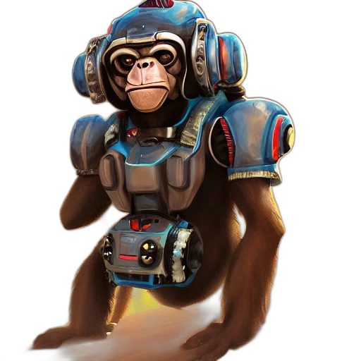 robot, animal, staff, creature transparent PNG cut-out