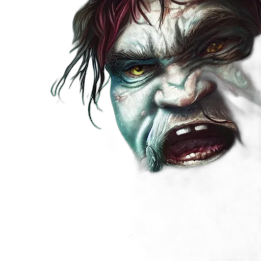 face, creature, photorealistic, concept art transparent PNG cut-out