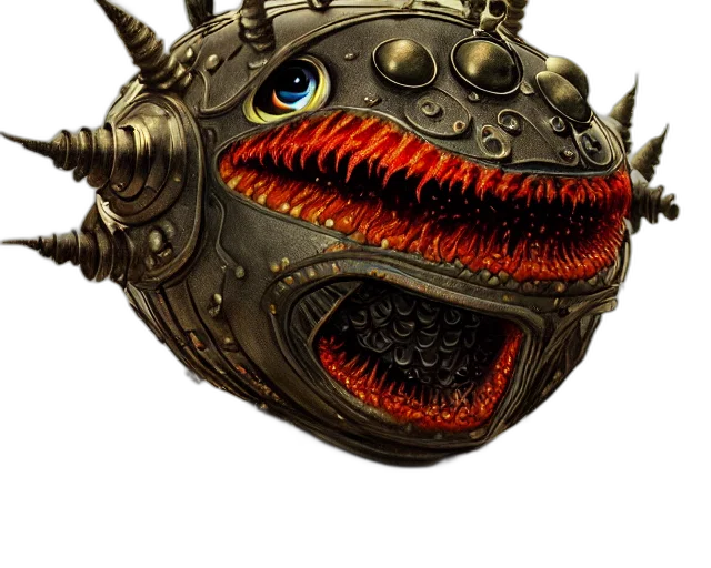 mask, dragon, face, creature transparent PNG cut-out