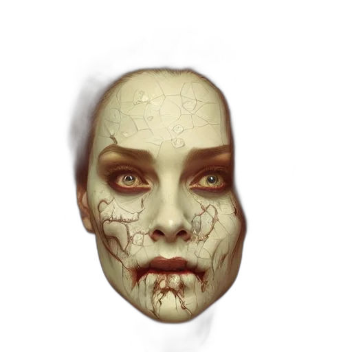 mask, face, jewelry, creature transparent PNG cut-out