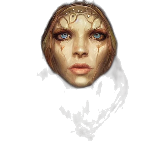 mask, face, crown, creature transparent PNG cut-out
