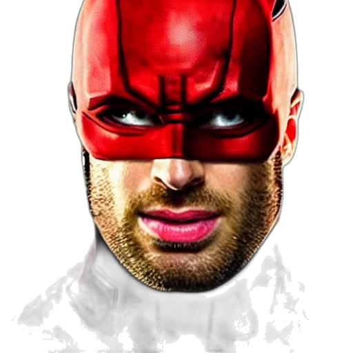 mask, face, comic book art, photorealistic transparent PNG cut-out