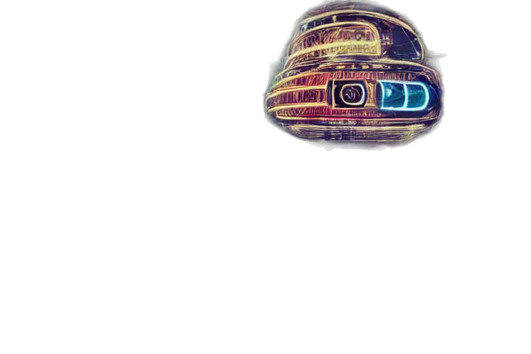 car, robot, mask, hat transparent PNG cut-out