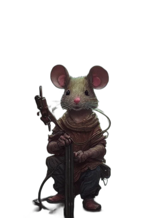 animal, staff, weapon, jacket transparent PNG cut-out