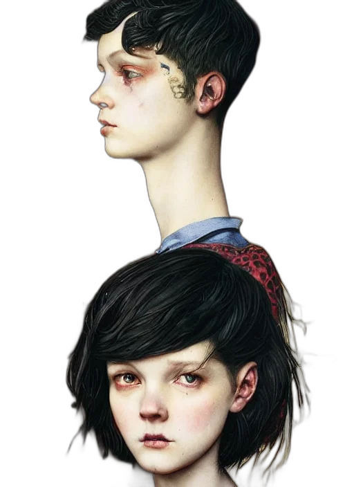 mask, face, hair, crown transparent PNG cut-out