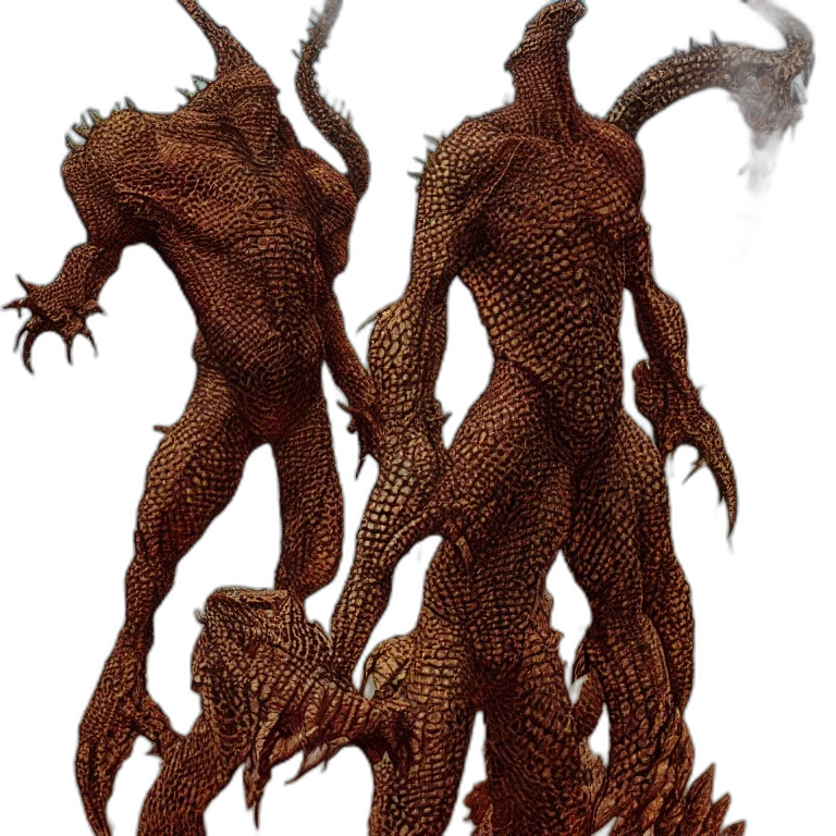 dragon, creature, staff, concept art transparent PNG cut-out