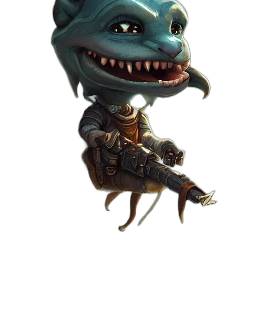 creature, dragon, staff, weapon transparent PNG cut-out