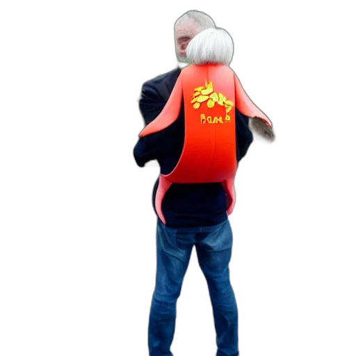 jacket, staff, 3d render, concept art transparent PNG cut-out