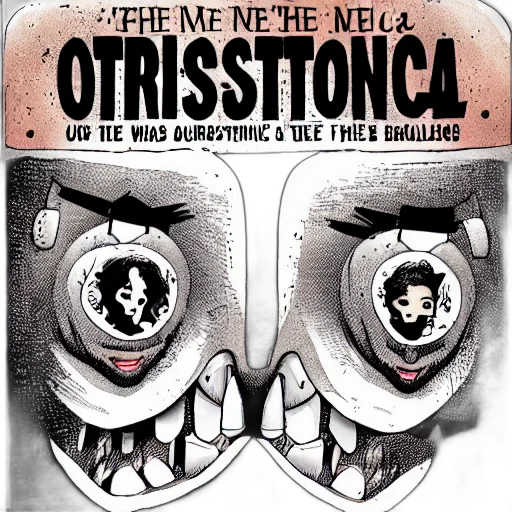 mask, comic book art, cartoon, book transparent PNG cut-out