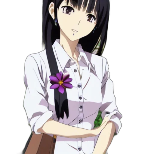 flower, staff, dress, jewelry transparent PNG cut-out