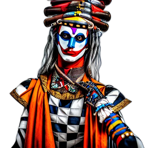 mask, face, crown, staff transparent PNG cut-out