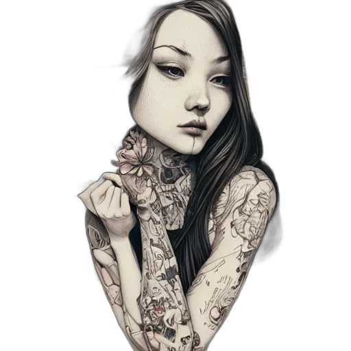 dress, jewelry, face, robot transparent PNG cut-out