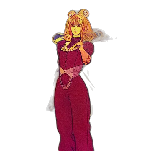 dress, staff, crown, concept art transparent PNG cut-out