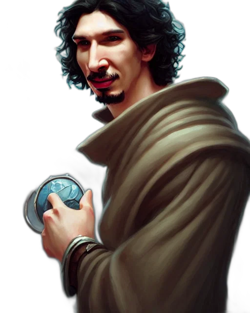 staff, face, weapon, fantasy art transparent PNG cut-out