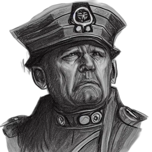 face, staff, hat, photorealistic transparent PNG cut-out