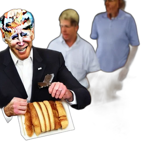food, mask, joe, biden transparent PNG cut-out