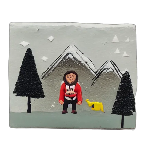 snow, forest transparent PNG cut-out