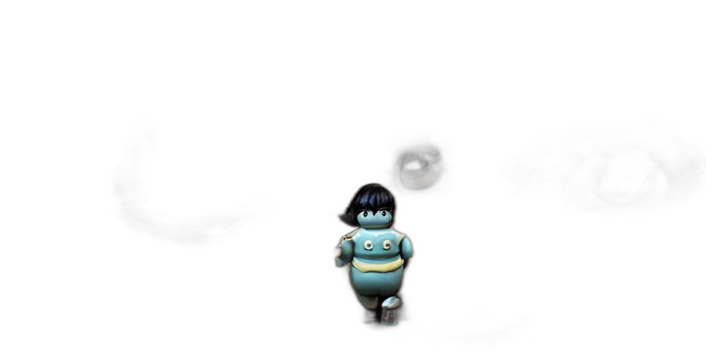 robot, staff, creature, mask transparent PNG cut-out