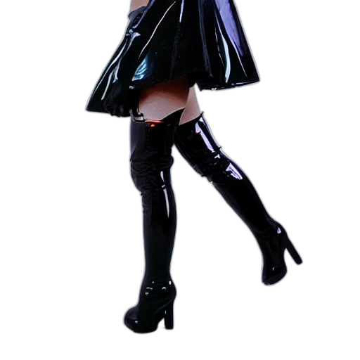 dress, staff, umbrella, robot transparent PNG cut-out