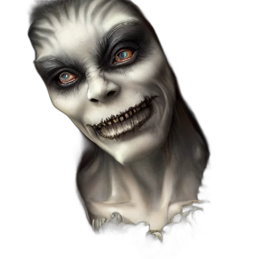 face, creature, mask, staff transparent PNG cut-out