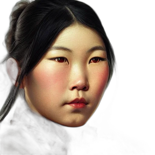face, mask, photorealistic, oil painting transparent PNG cut-out