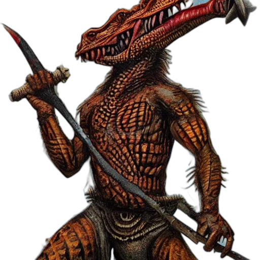 dragon, creature, staff, animal transparent PNG cut-out