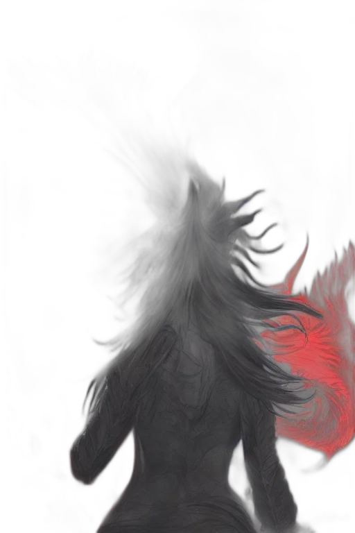 creature, mask, dragon, hair transparent PNG cut-out
