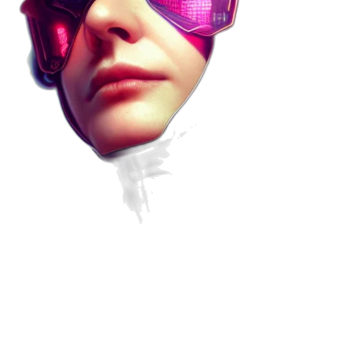 mask, face, robot, jacket transparent PNG cut-out