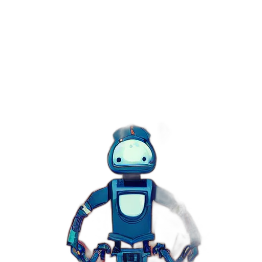 robot, creature, staff, animal transparent PNG cut-out